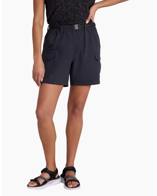 Mountain Warehouse Blue Ladies Stellar Ripstop Hiking Cargo Shorts