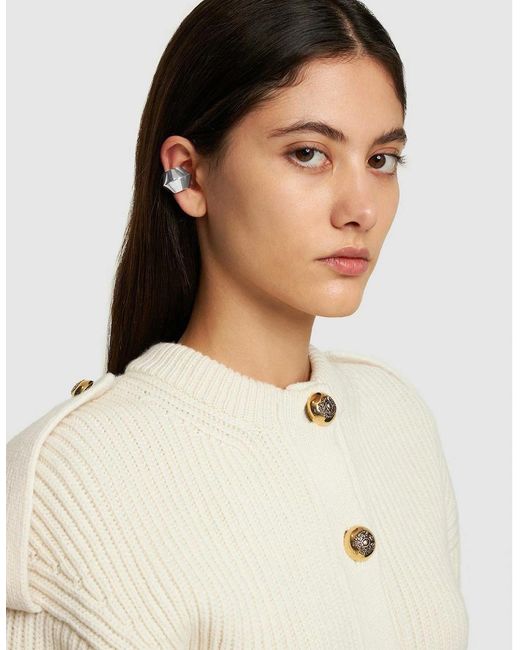McQueen Black Ear Cuff