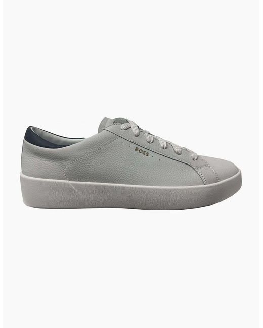 Boss Gray Open Belwar Tenn Trainers for men