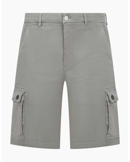 Replay Gray Vannie Shorts 308 for men
