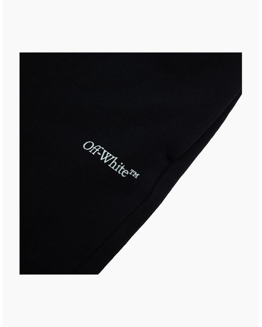 Off-White c/o Virgil Abloh Black Off Vibe Arrow Skate Sweatshorts/Aqua for men