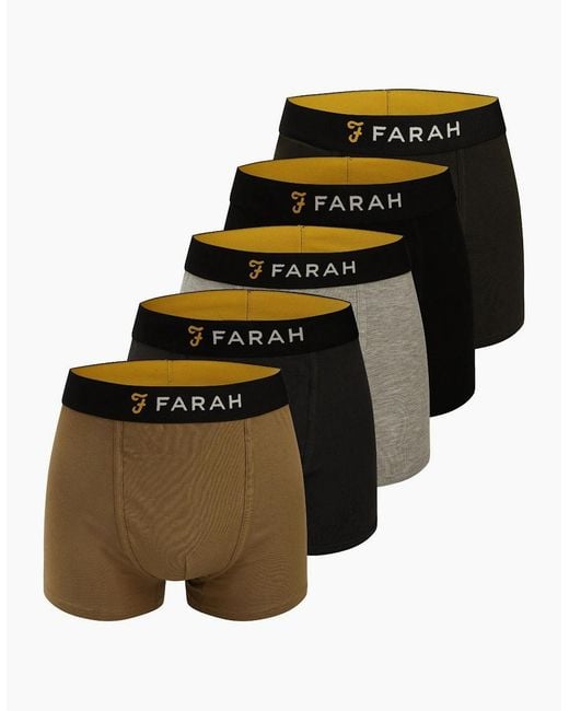 Farah Green Carmi 5 Pk Box for men