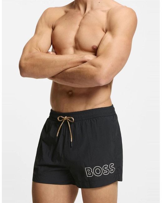 Boss Black Mooneye Swim Shorts for men