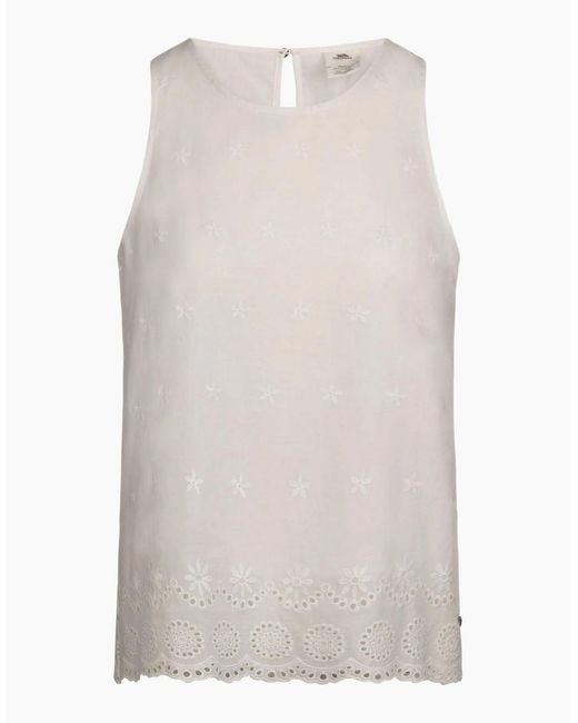 Trespass White Ladies Zadie Sleeveless Casual Top