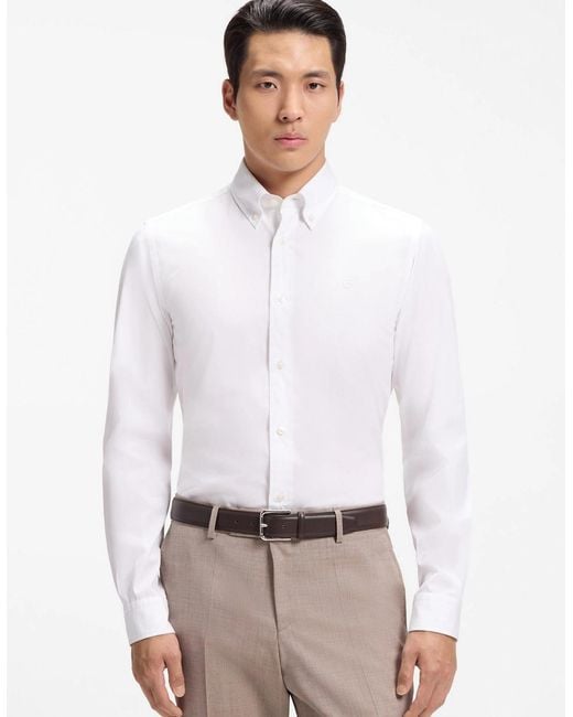 Boss White Boss H Roan Bd E C1 263 Shirt 100 for men