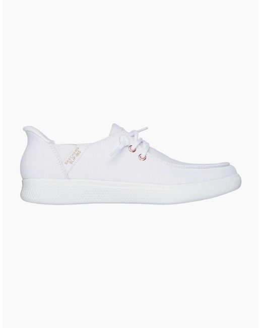 Skechers White Skipcute