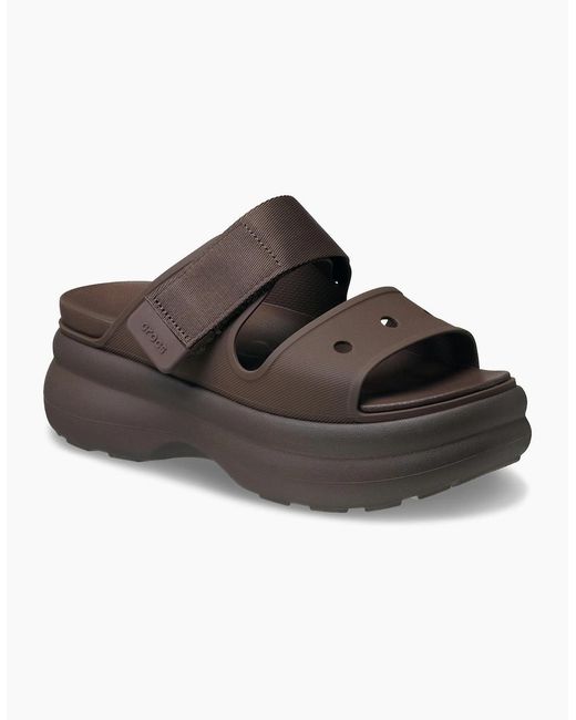 CROCSTM Brown Soho Two Strap Eva Coffee Sandals