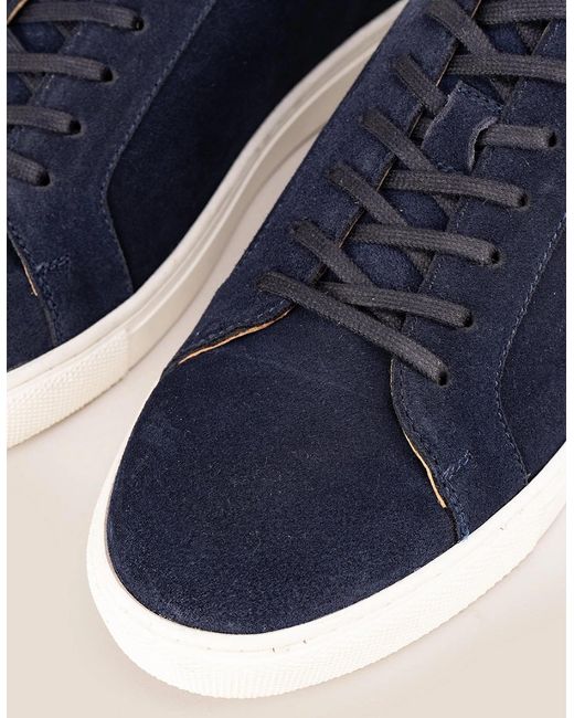 Oswin Hyde Blue Harper Suede for men
