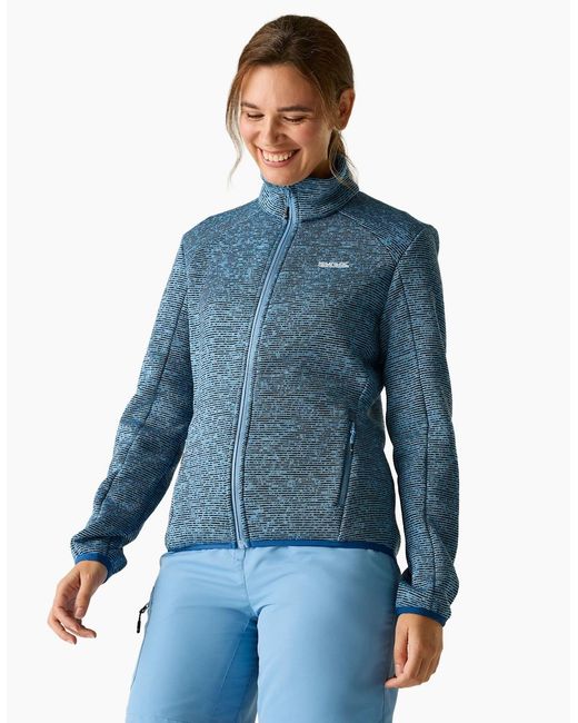 Regatta Blue Ladies Newhill Full Zip Fleece Jacket