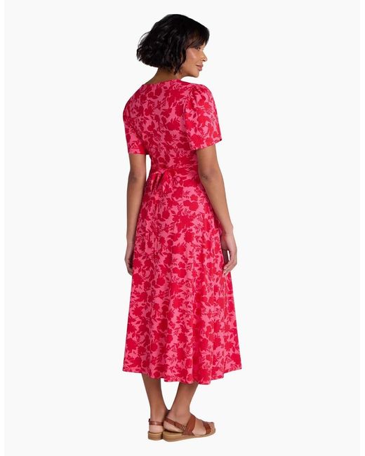 Mountain Warehouse Pink Ladies Como Flowers Midi Dress