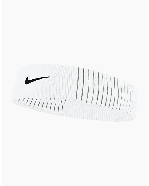 Nike White Adult Reveal Dri-Fit Headband