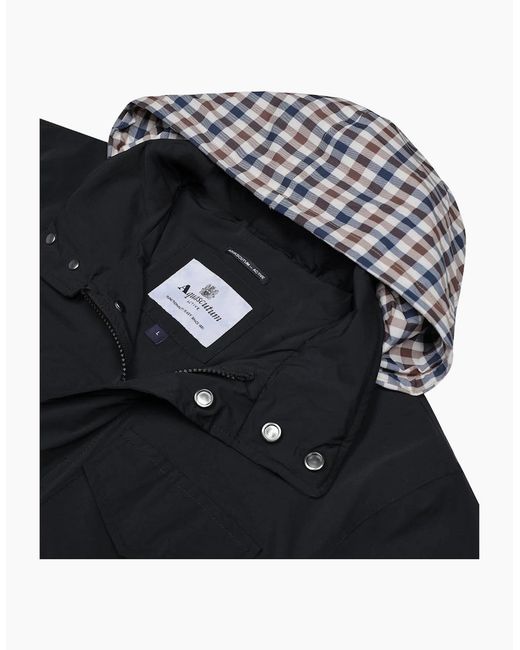 Aquascutum Blue Active Stretch M-65 Jacket for men