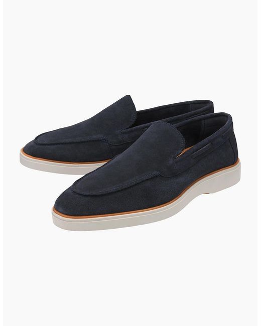Frank Wright Blue Simmons Ii Loafers for men