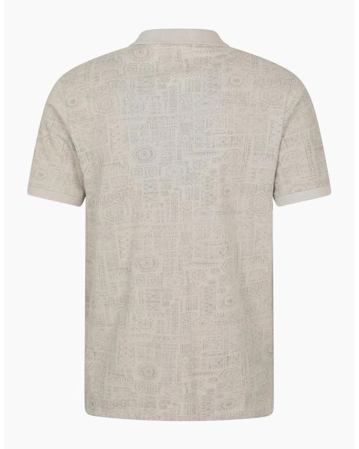 Mountain Warehouse White Dawnay Textured Pique Polo Shirt for men