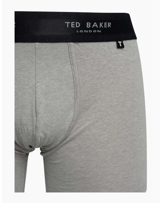 Ted Baker Gray 3-Pack Coloured Boxer Briefs for men