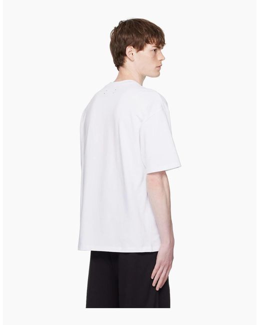 Amiri White Ma Logo Skater Oversized T-Shirt for men