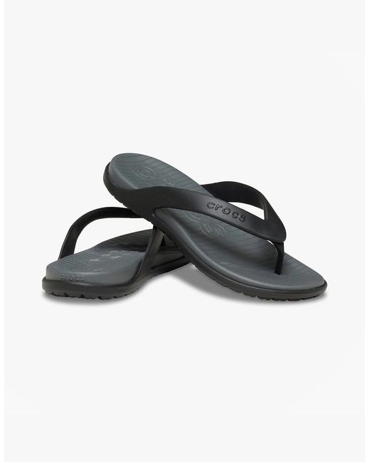 CROCSTM Black Coast Flip Flip-Flops/Slate for men