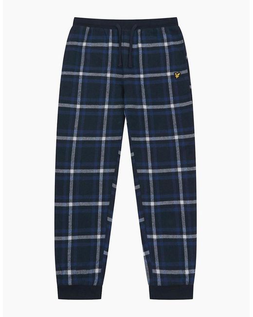 Lyle & Scott Blue Ezekial Pyjama for men