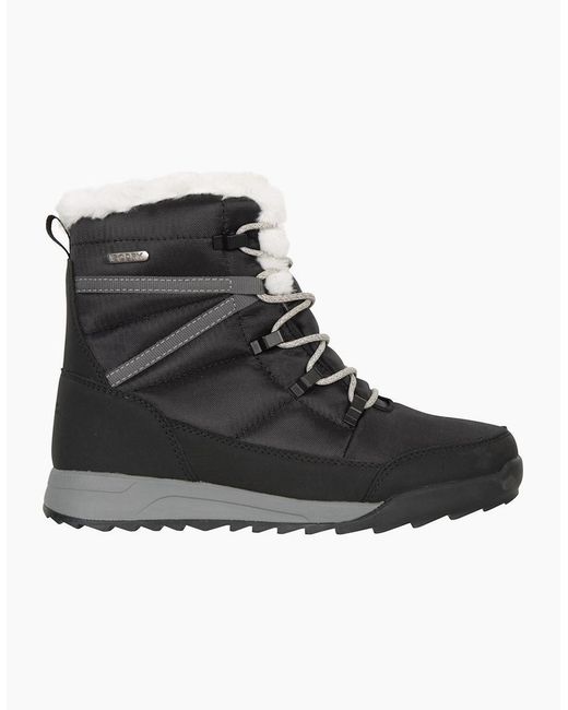Mountain Warehouse Black Ladies Leisure Ii Snow Boots