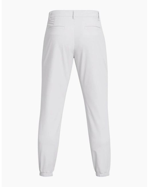 Under Armour White Matchplay Jogger Golf Trousers for men