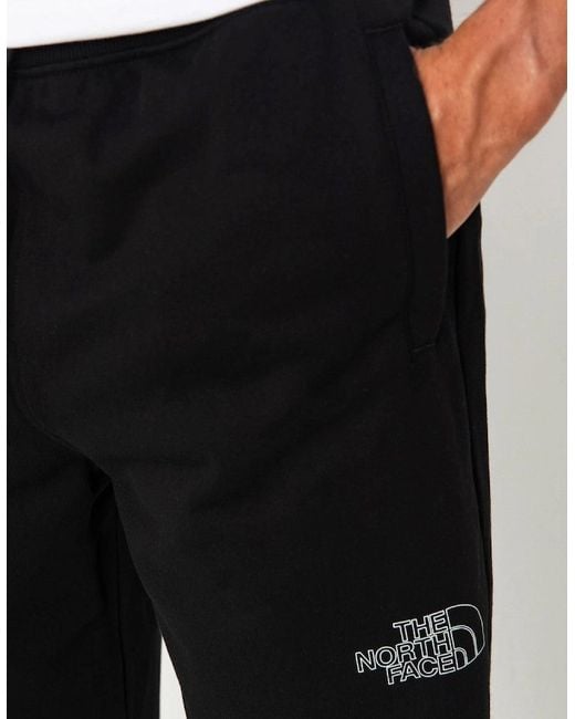 The North Face Black Drew Peak Jogger Pants for men