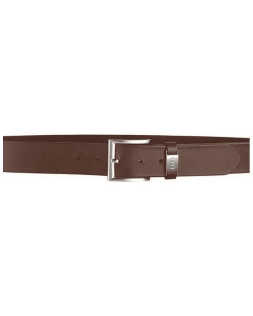Boss Brown Connio Leather Belt for men