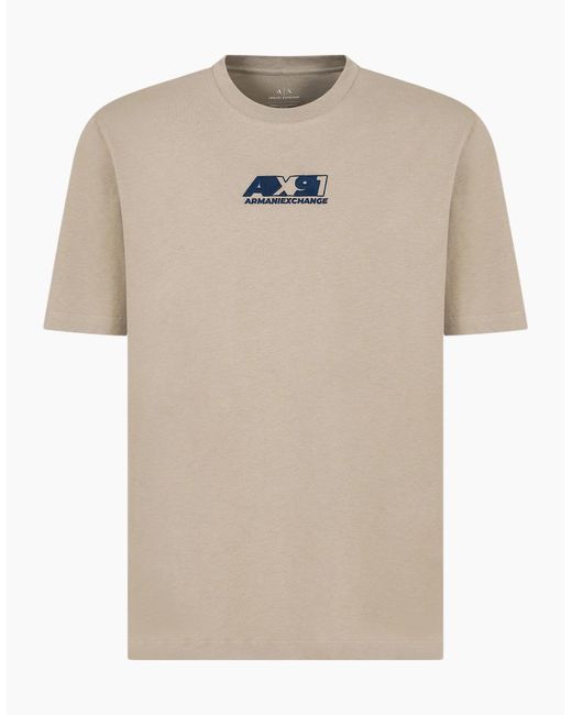 Armani Gray Exchange T-Shirts Milano Tee Summer for men