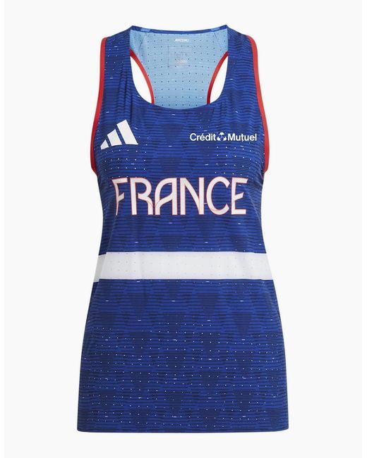 Adidas Blue Scoop Neck Sleeveless Muscle Tank Vest