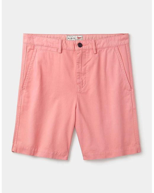 aubi Pink Stamford Chino Short for men