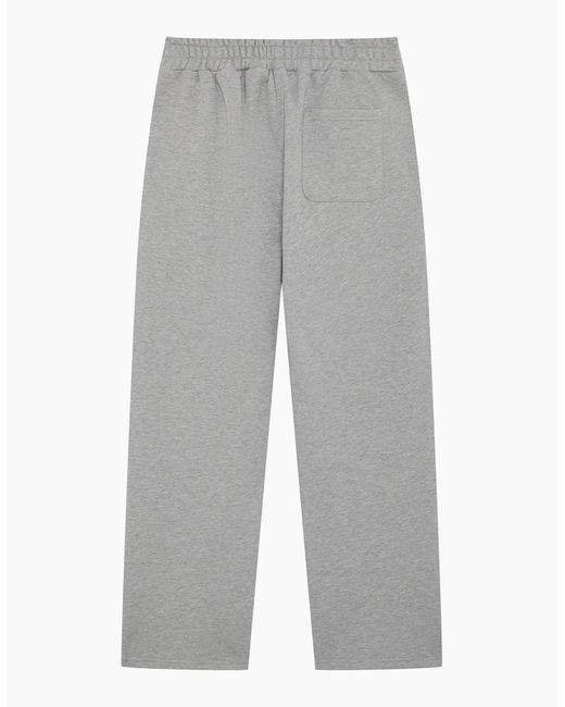 Magrit Gray Core Puff Printed Joggers for men