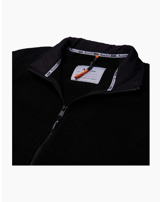 Aquascutum Black Active One Sherpa Jacket for men