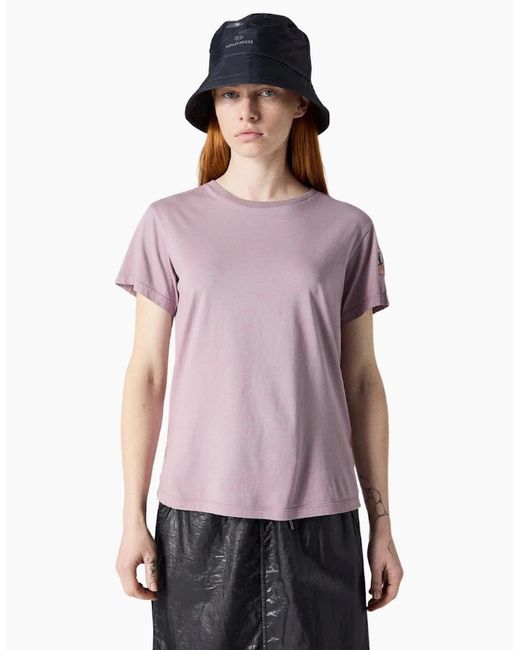 Parajumpers Pink Plain Taupe Alloy T-Shirt