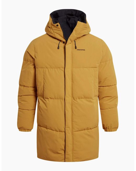 Craghoppers Yellow Bannerdale Reversible Padded Jacket for men