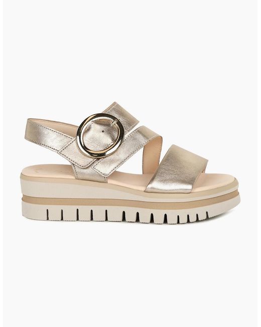 Gabor White Amarillo Sandals