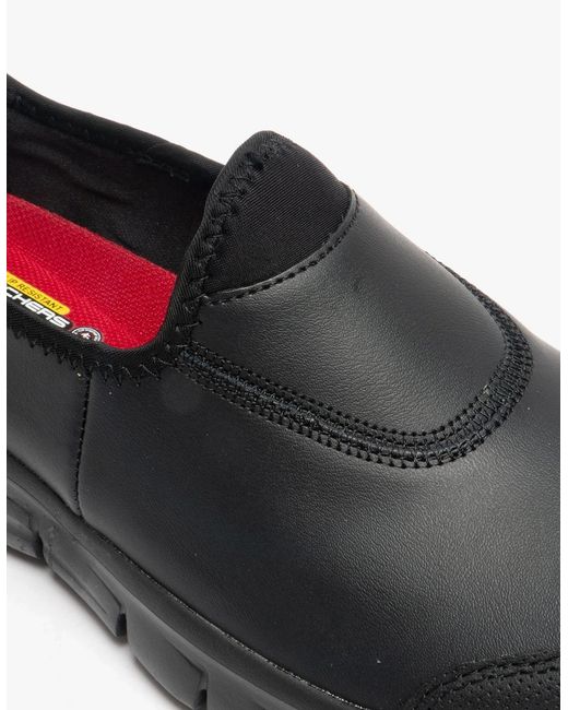 Skechers Black 76536Ec Sure Track Sr Low Top Shoes