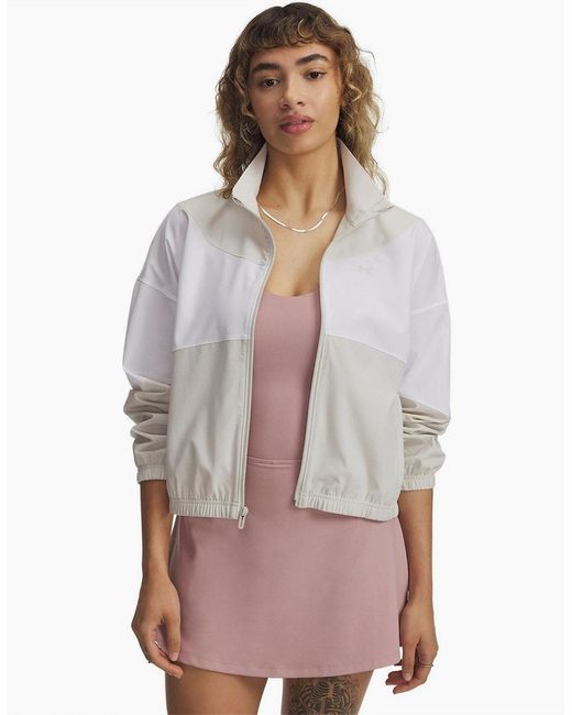 Under Armour Gray Rival Wvn Jacket