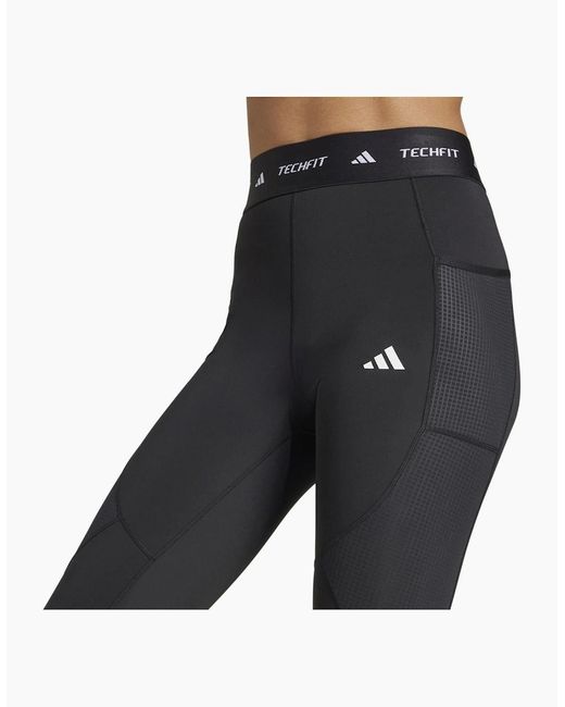 Adidas Gray Cold.Rdy Solid Patterned Leggings