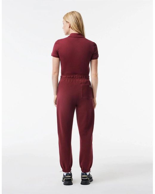 Lacoste Red Sweatpants