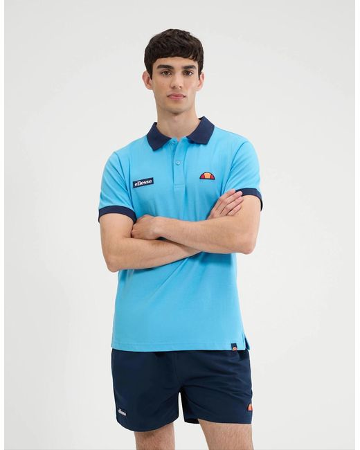 Ellesse Blue Lessepsia Polo for men