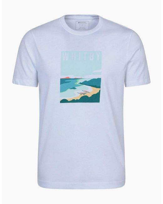 Mountain Warehouse Blue Whitby Short-Sleeved T-Shirt for men