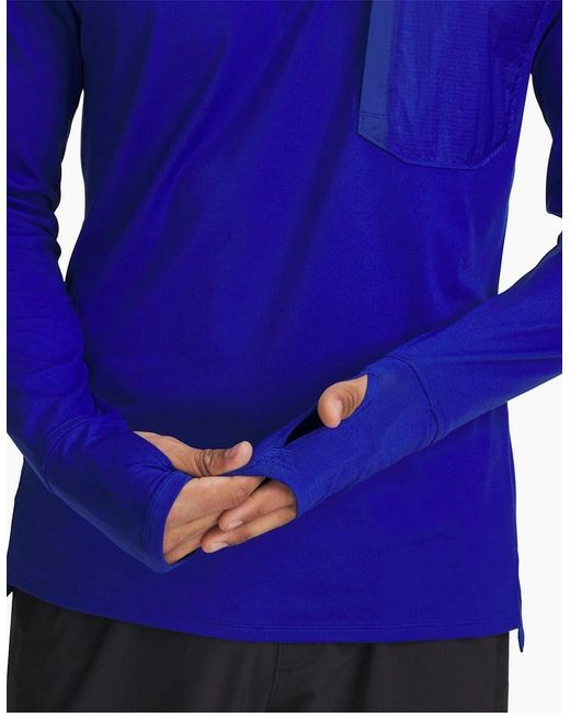 Under Armour Blue Launch Trail T-Shirt for men