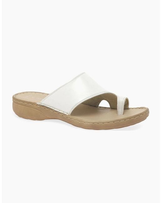 Marco Tozzi White Dream Mule Sandals