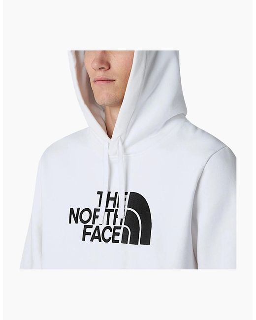 The North Face Gray Drew Peak Hoodie Casual Sweatshirts Overhead Pullover Hoody for men