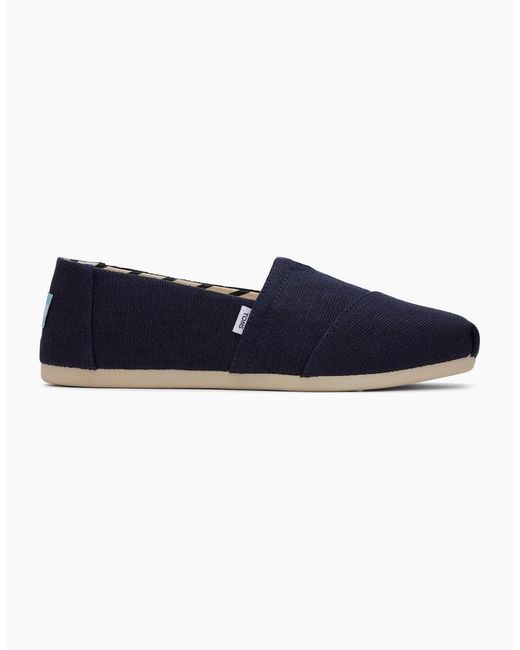 TOMS Blue Alpargata Slip On Shoes