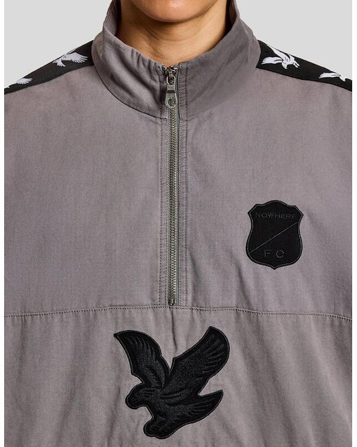 Lyle & Scott Gray Drill Top for men