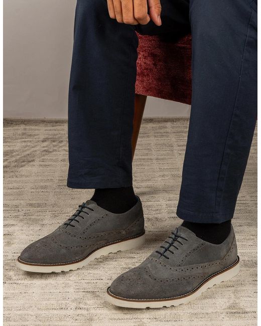 Oswin Hyde Brown Tyler Suede for men