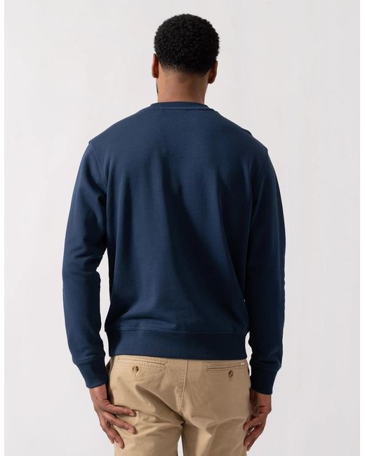 Boss Blue Boss Wesmall Crew Sweatshirt for men
