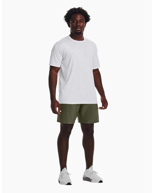 Under Armour Green Tech Wordmark Shorts for men