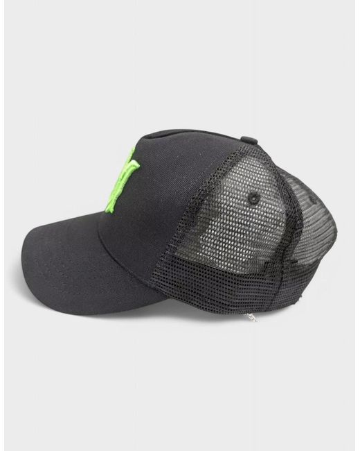Amiri Green Ma Logo Trucker Hat for men