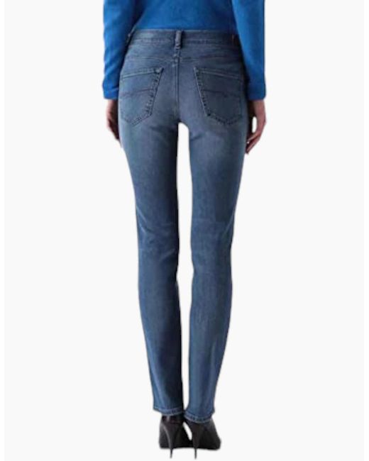 DIESEL Blue Sandy 0666G Denim Jeans Casual Pants Lyocell Regular Slim Trousers